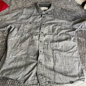 Men's Marc Ecko Casual Button Down Dress Shirt Size Large EUC #0251